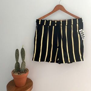 Urban Outfitters Brand Cotton Stripped Shorts
